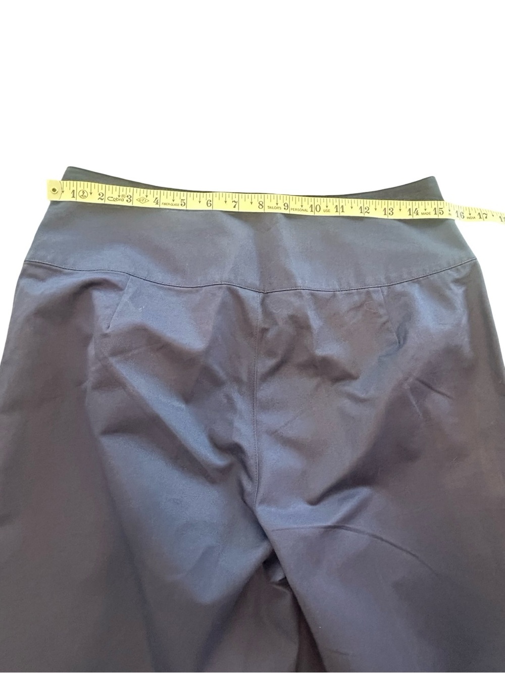 Ralph Lauren high waist Navy Sailor Pants Wide Leg Silk Cotton Blend Old Money 6 - Picture 9 of 10